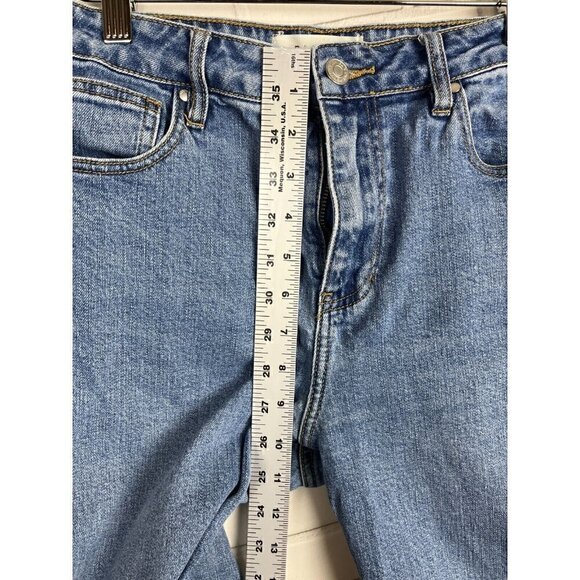 PACSUN Mom Jean Medium Dark Blue Wash Denim Women's Juniors Size 27 - Picture 5 of 9